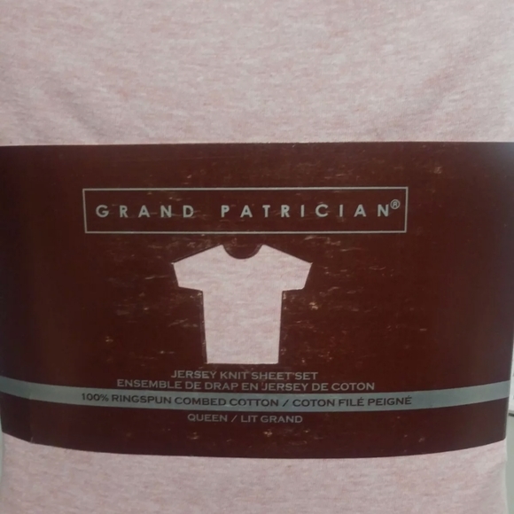 New Grand Patrician Jersey Knit Queen Sheet Set - Picture 2 of 5